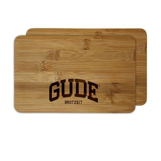 GUDE - 2x Brettchen, Holz