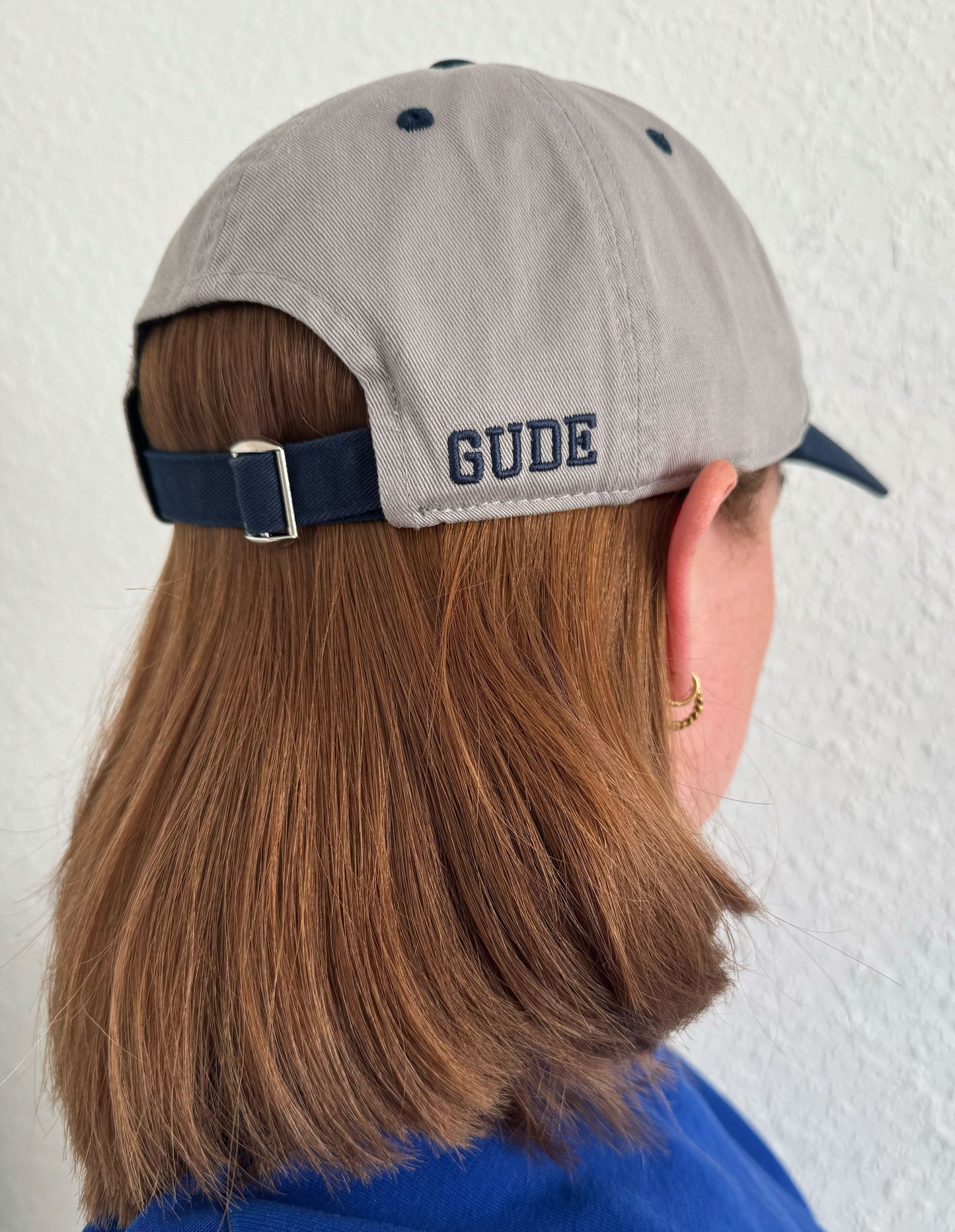 GUDE Letter - Polo Cap, Grau-Blau