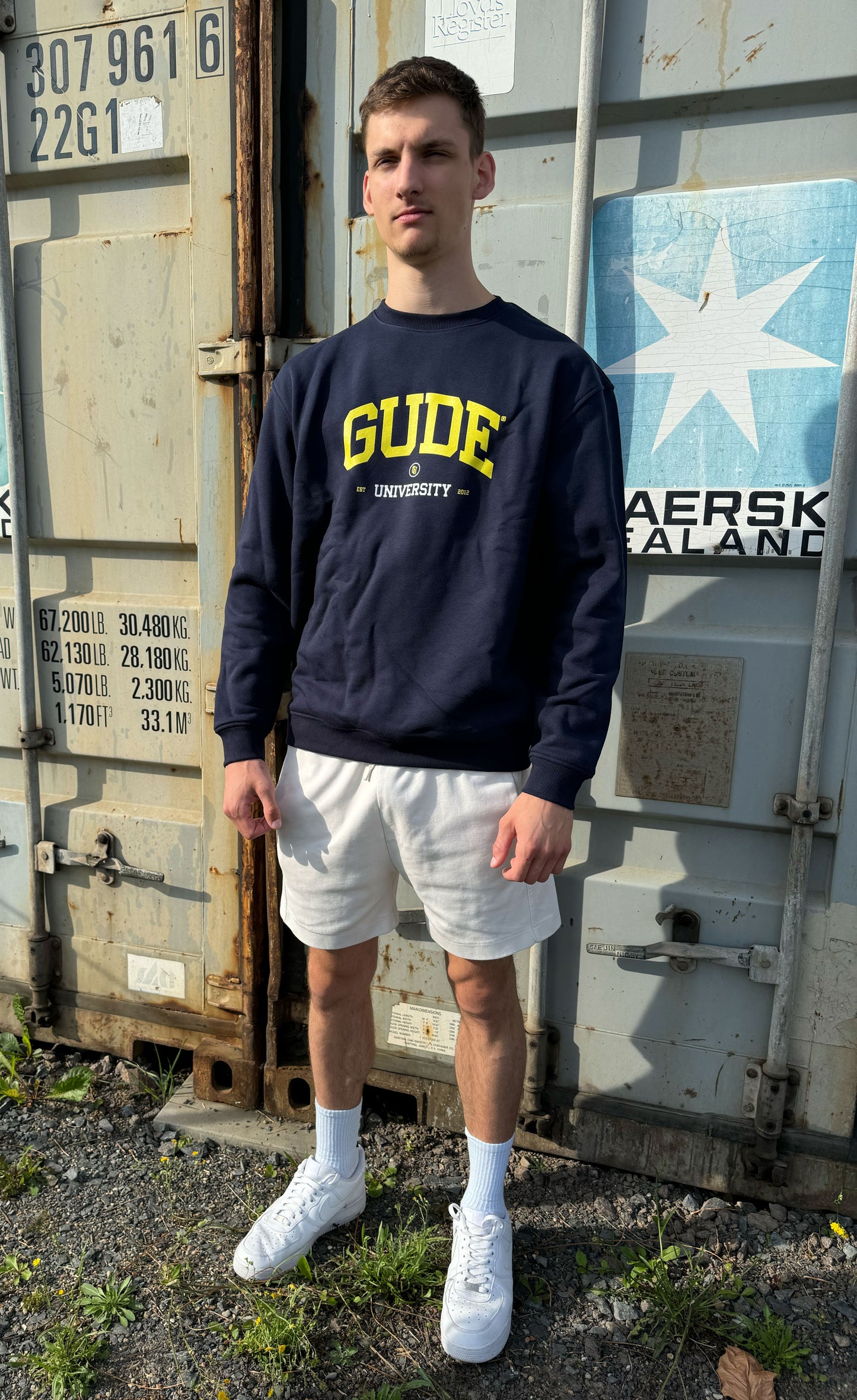 GUDE University 2.0 - Premium Crewneck, midnightnavy