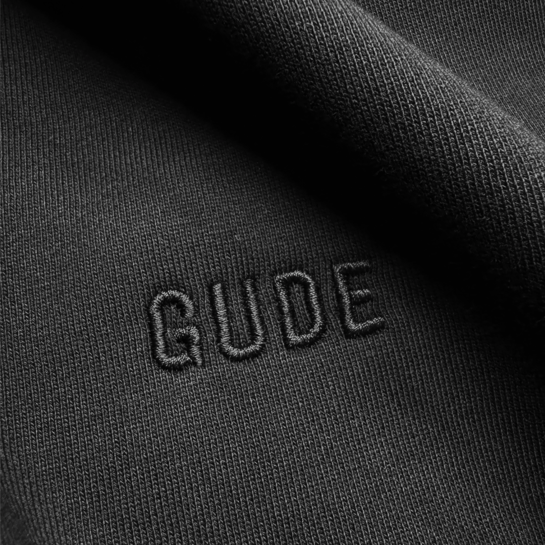 GUDE Monochrom - Premium Oversize Hoodie, schwarz