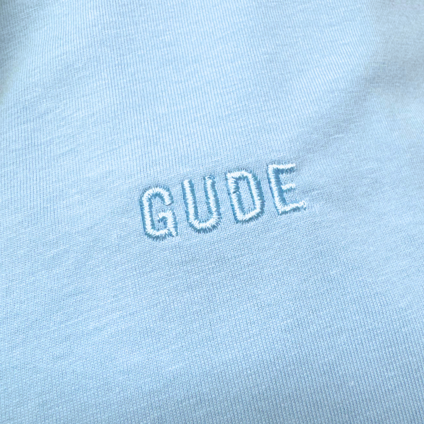 GUDE Monochrom - Shirt, hellblau