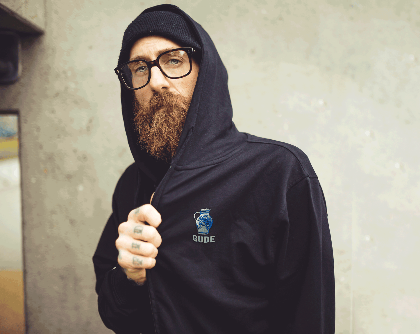 GUDE Bembel Stick - Premium Zipper, schwarz