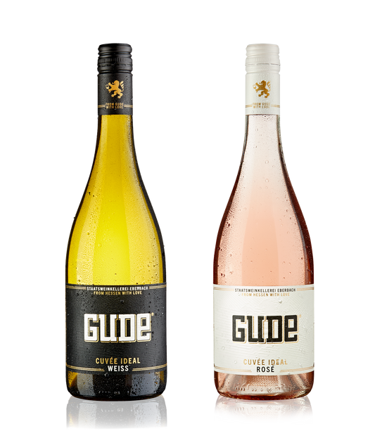 GUDE Rosé und Weiss Cuvée Ideal - 2er Mixkiste