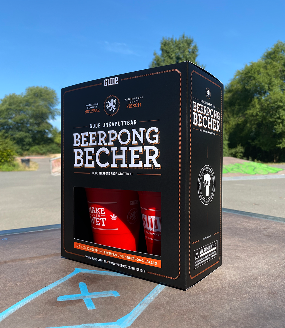 GUDE UNKAPUTTBAR - Beerpong Becher