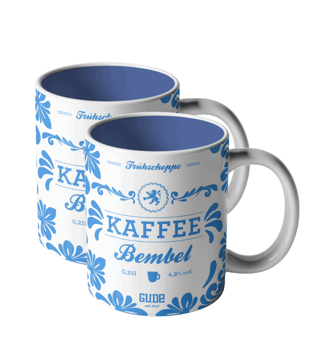 Kaffee Bembel - 2x GUDE Tasse