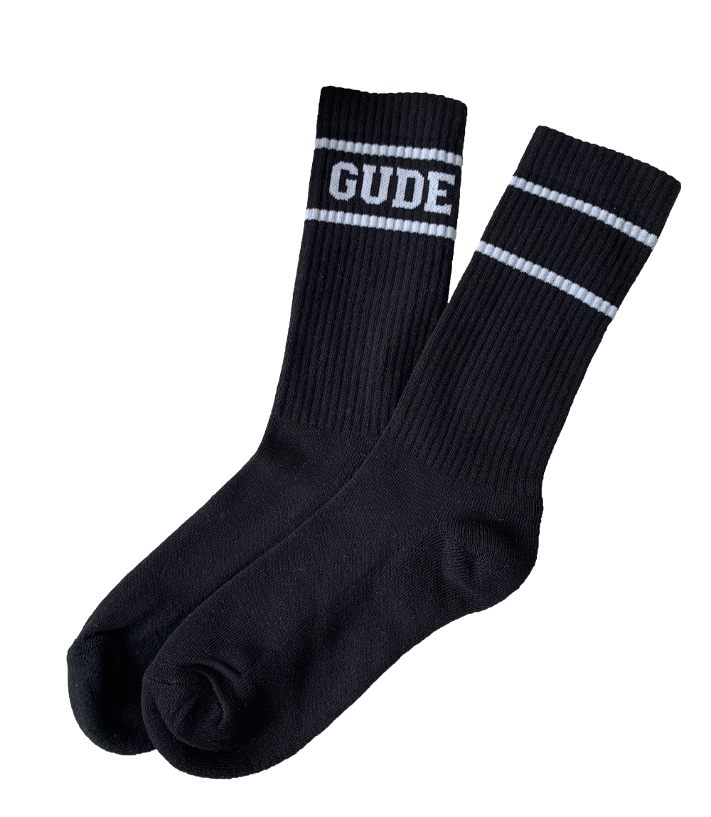 2x GUDE Socken - schwarz