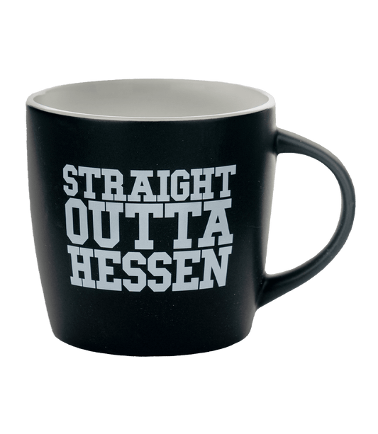 Straight Outta Hessen - GUDE Tasse, schwarz