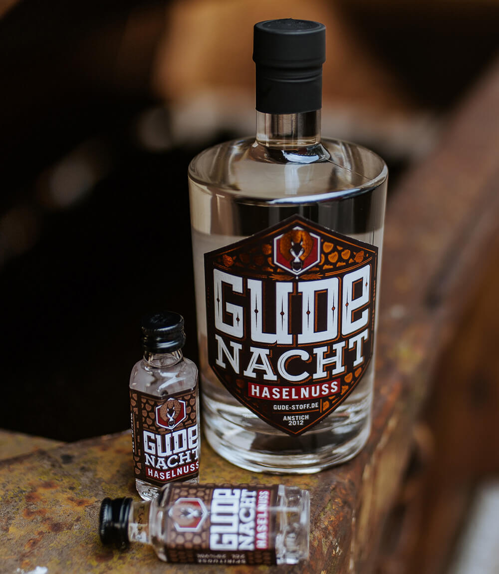 25x GUDE Nacht - Haselnuss Shots