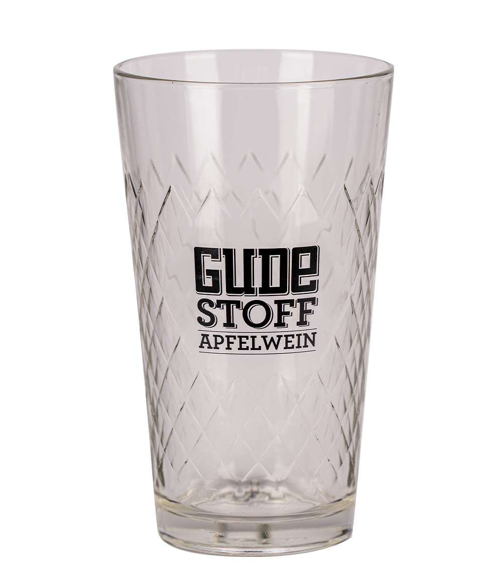 6x GUDE Stoff - Glas 0,5l