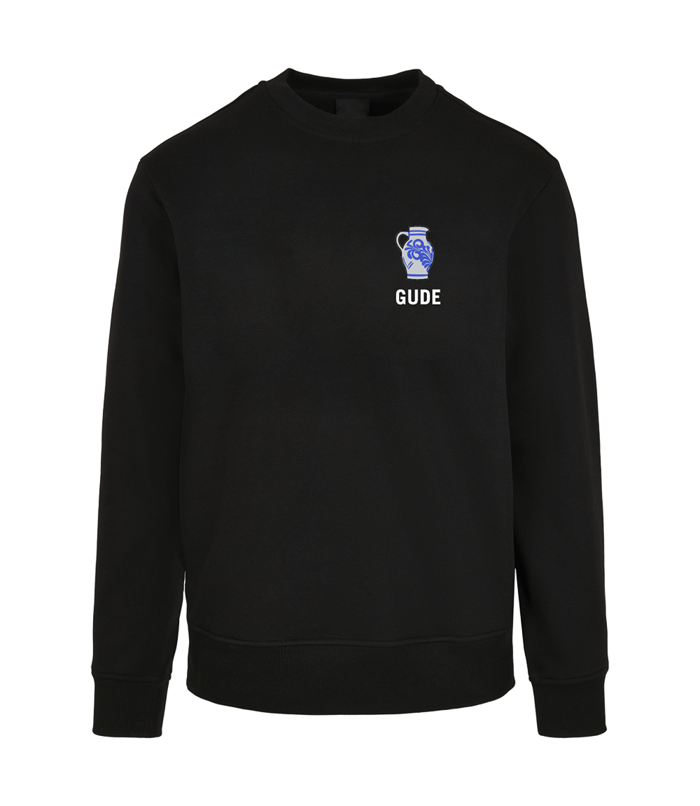 GUDE Bembel Stick - Crewneck, schwarz