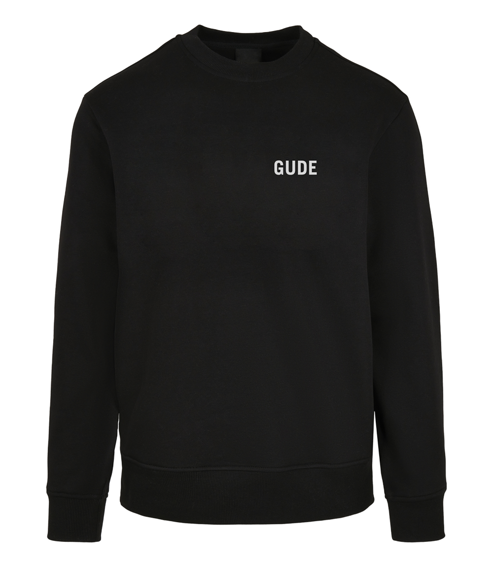 GUDE Stick - Crewneck, schwarz