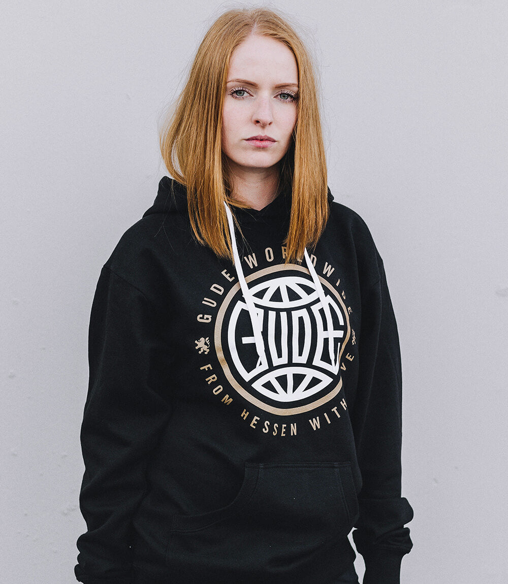 GUDE Worldwide - Hoodie, schwarz