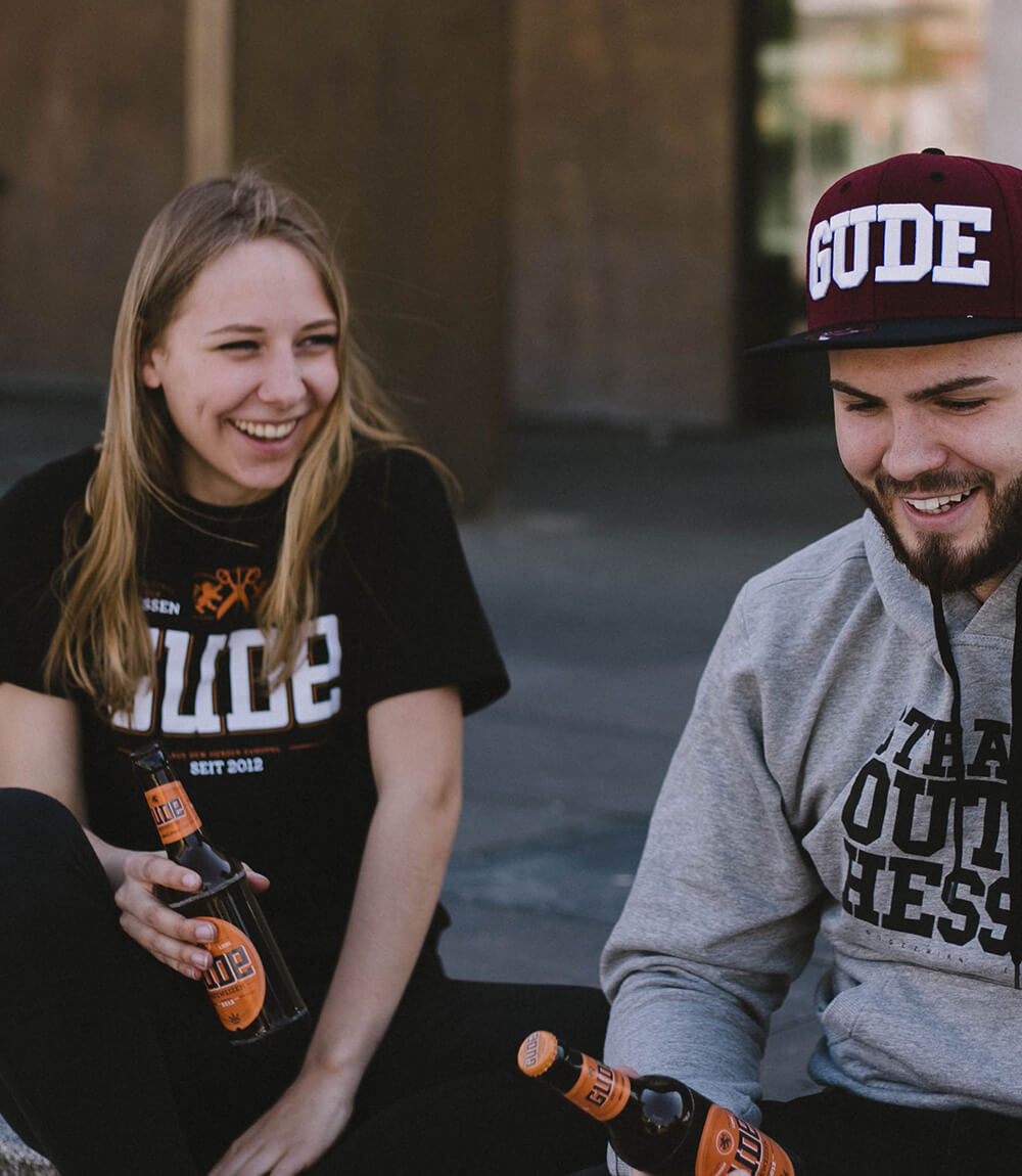 GUDE Fashion, Luft & Liebe - Shirt, schwarz