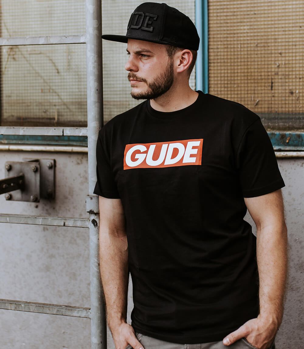 GUDE Schranke - Shirt, schwarz