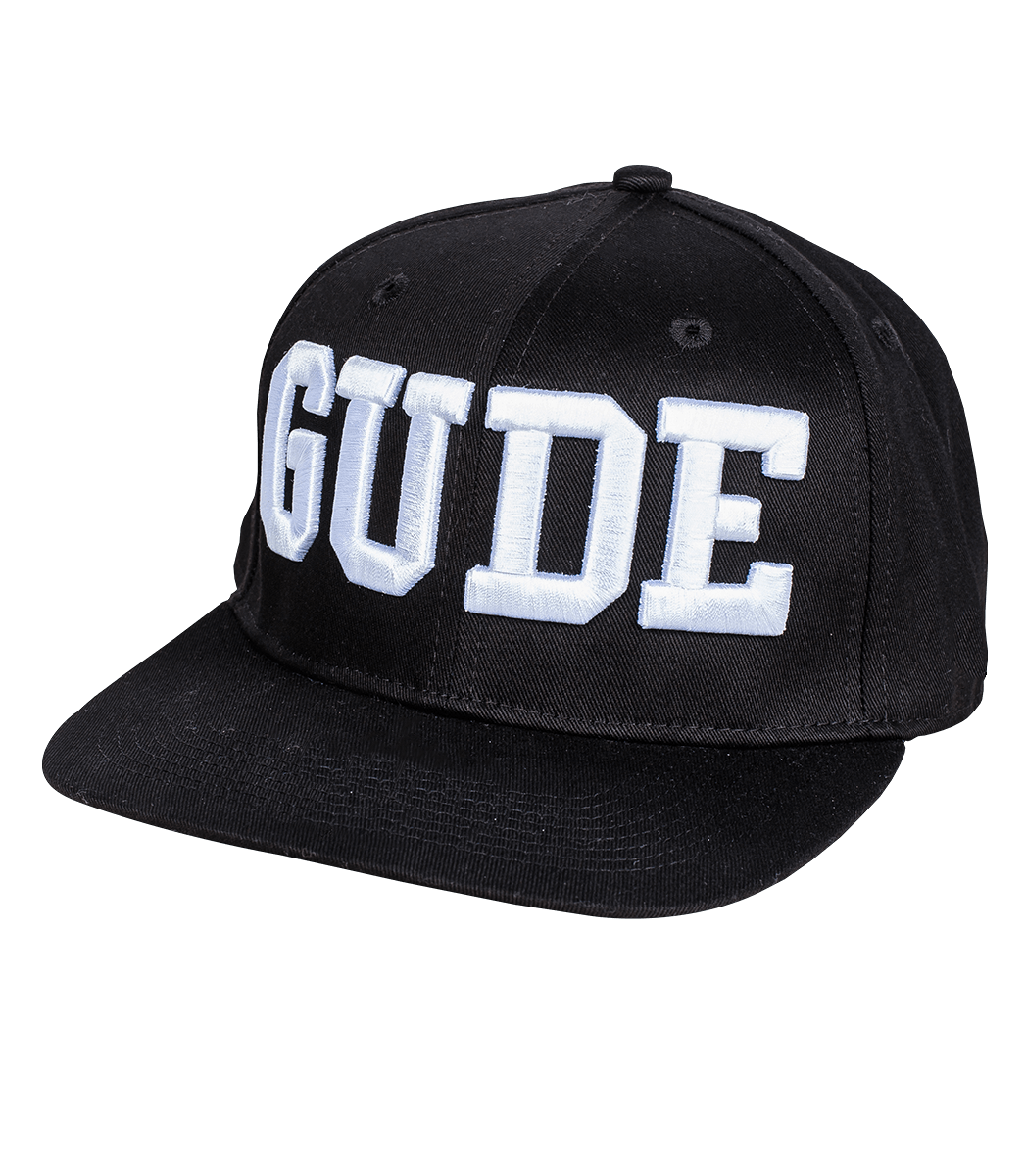 GUDE Cap - Snapback, schwarz-weiss