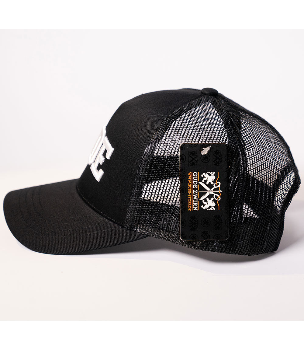 GUDE - Trucker Cap, schwarz-weiss