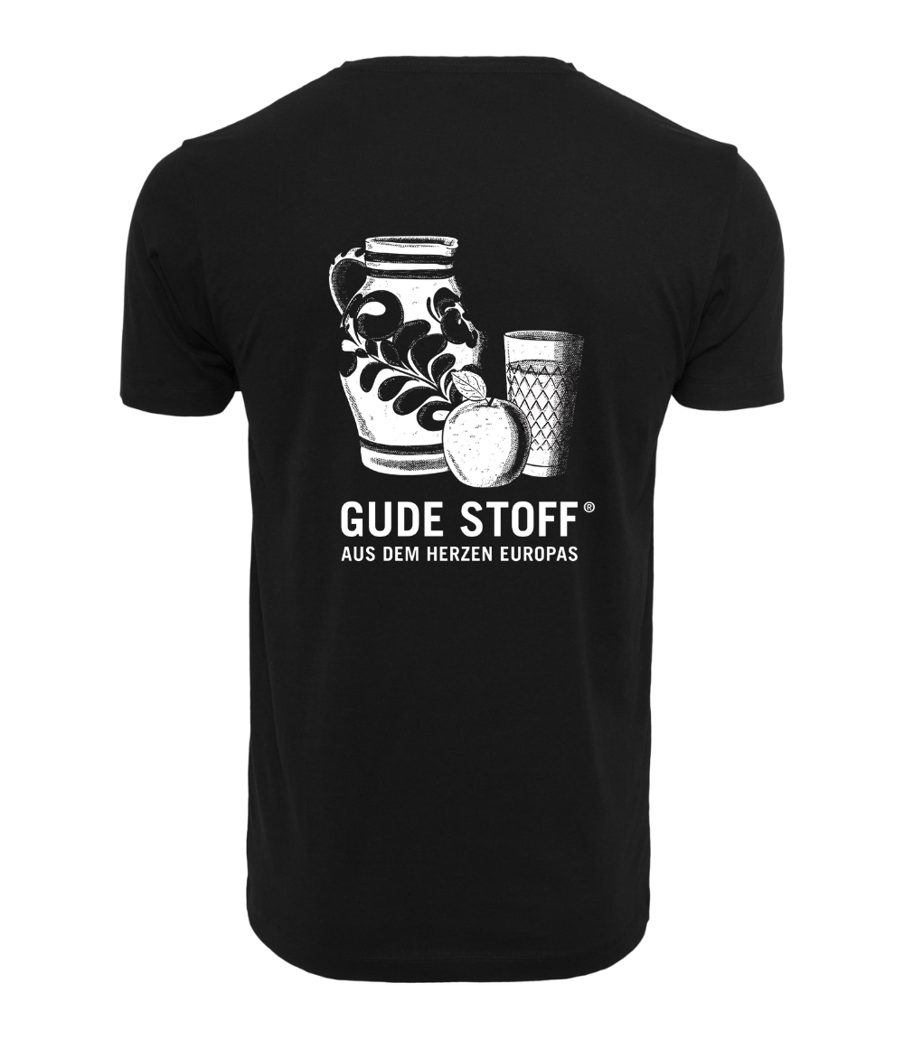GUDE Stoff - Shirt, schwarz