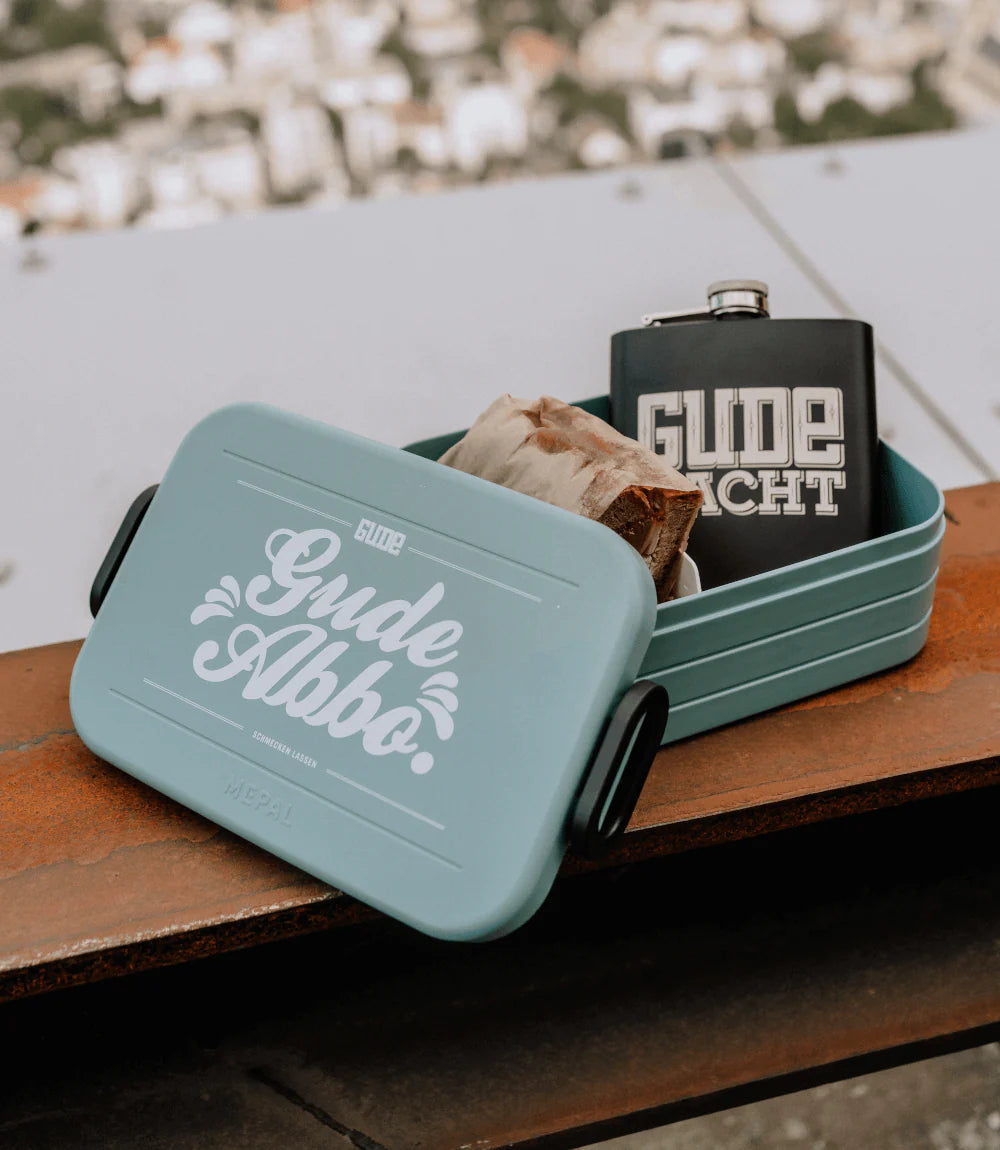 Doppelpack: GUDE ABBO Brotbox grün und schwarz