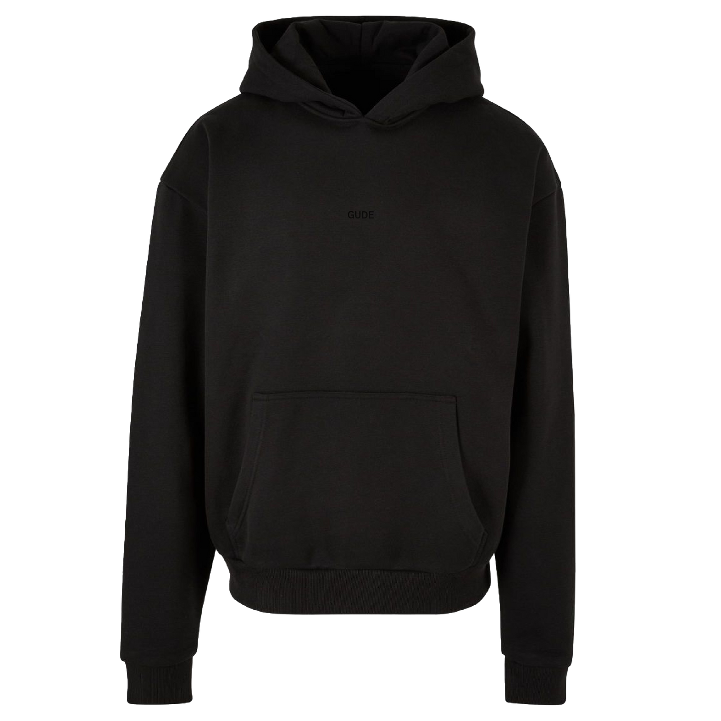 GUDE Monochrom - Premium Oversize Hoodie, schwarz