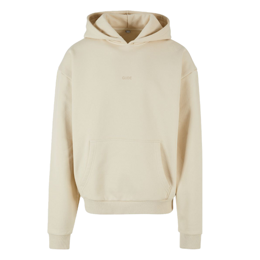 GUDE Monochrom - Premium Oversize Hoodie, sand