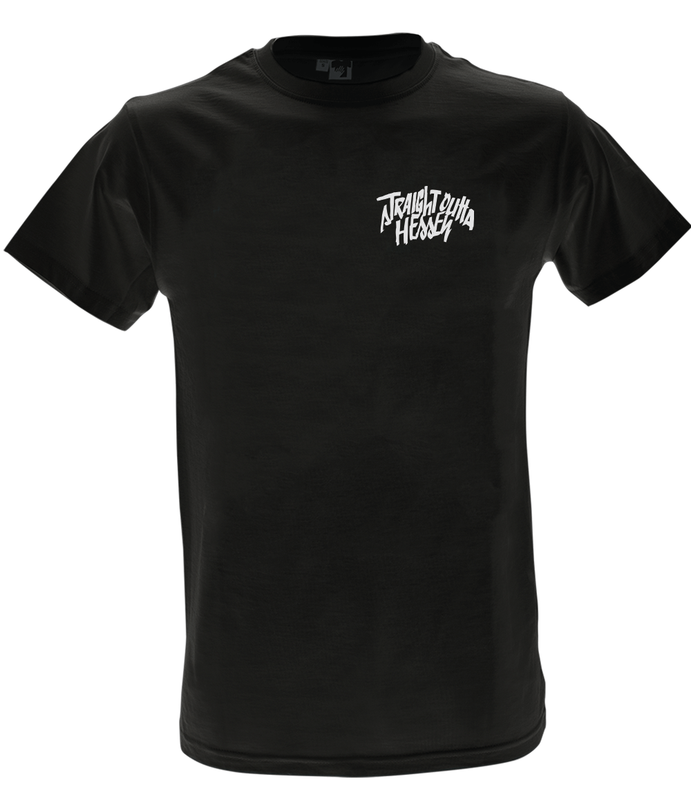 Straight Outta Hessen Brush - Shirt, schwarz