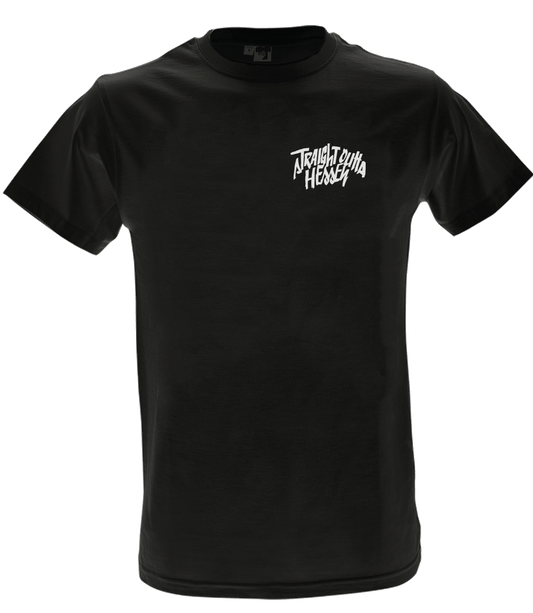 Straight Outta Hessen Brush - Shirt, schwarz