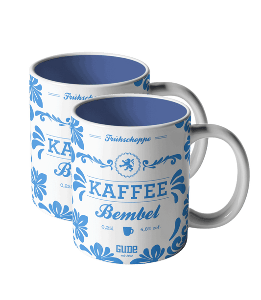 Kaffee Bembel - 2x GUDE Tasse