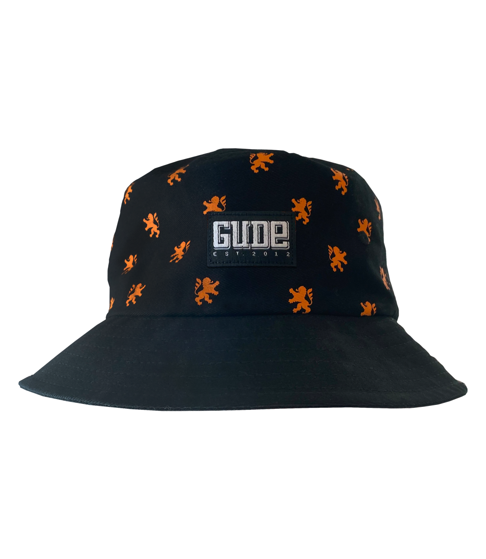GUDE Löwe – Bucket Hat, schwarz