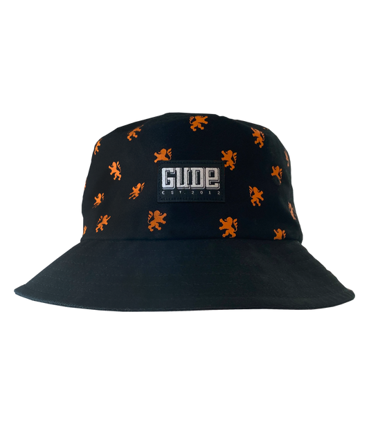 GUDE Löwe – Bucket Hat, schwarz
