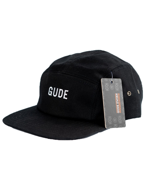 GUDE Stick - 5 Panel Cap, schwarz