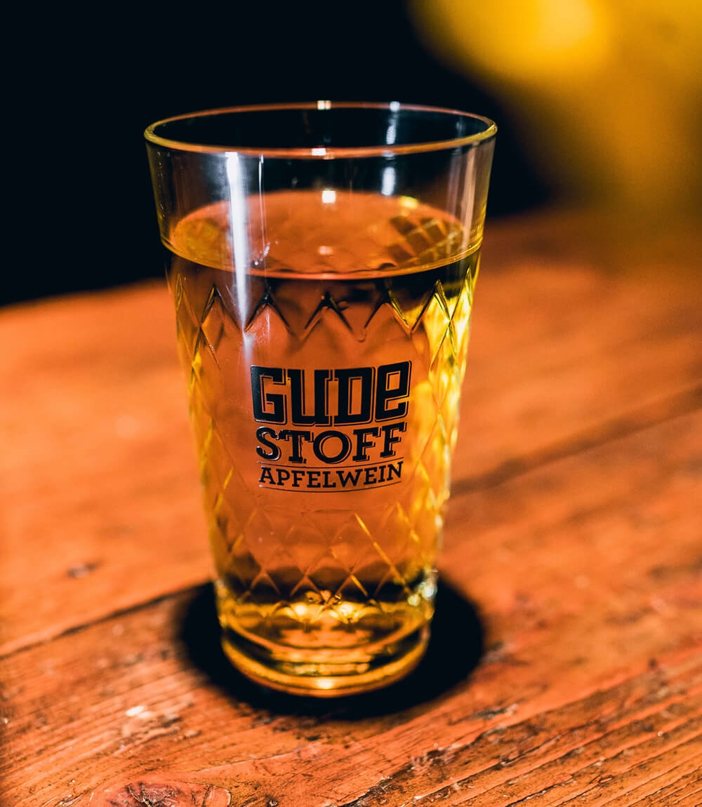 6x GUDE Stoff - Glas 0,5l